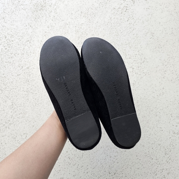 Ralph Lauren Jayde Black Corduroy Ballet Flats Size 5.5 - Picture 11 of 13